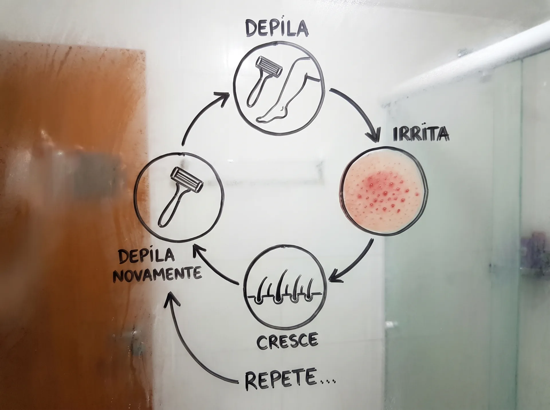 Ciclo da depilação